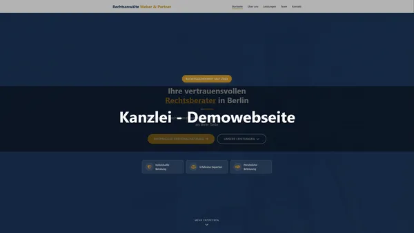 Kanzlei - Demowebseite