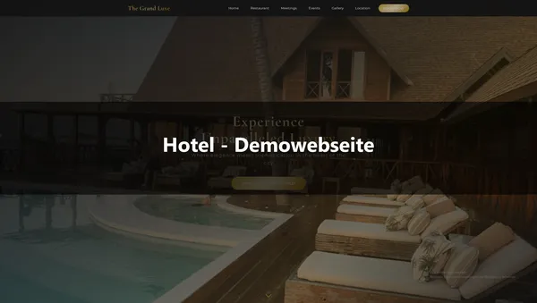 Hotel - Demowebseite